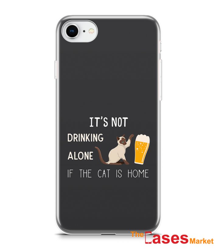 capa telemovel it is not drinking alone if cat is home