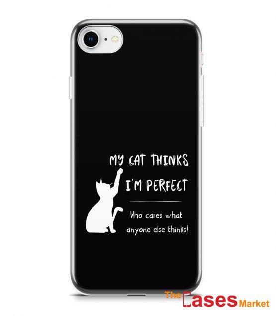 capa telemovel my cat thinks i am perfect