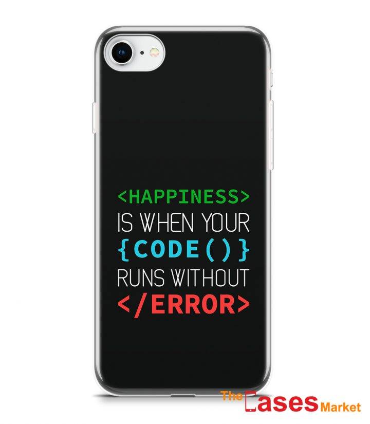 capa telemovel happiness is when your code runs without error