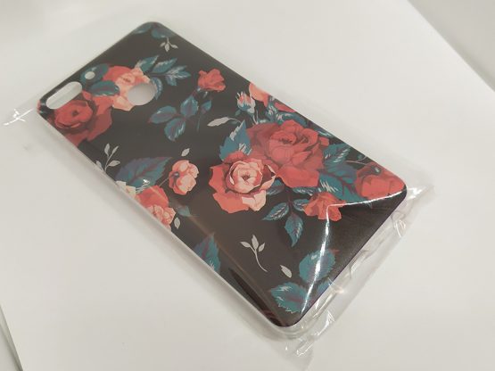 capa silicone flores Huawei P Smart (3)