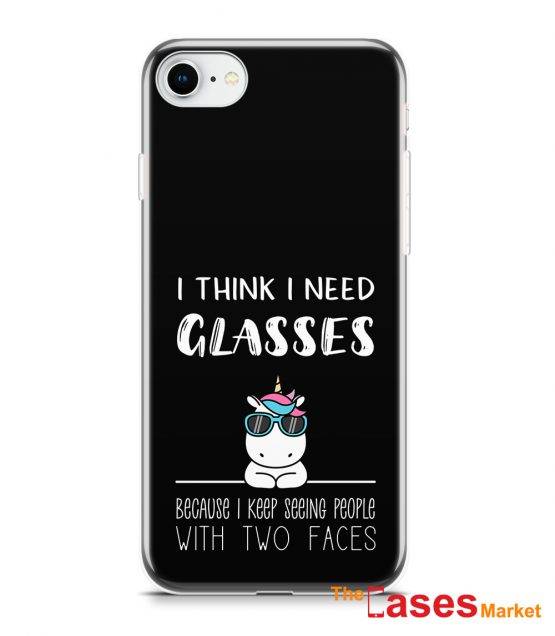 capa telemovel unicornio i think i need glasses