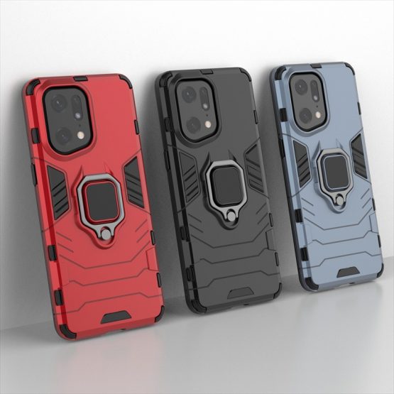 capa anti-choque anel magnetico oppo find x5