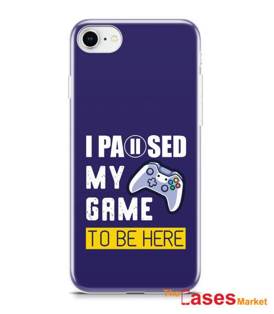 capa de telemovel I paused may game to be here