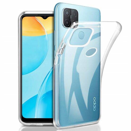 capa silicone transparente oppo a15