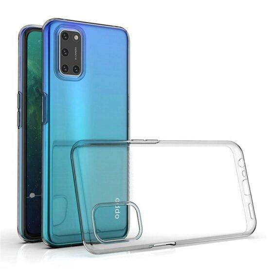 capa silicone transparente oppo a16