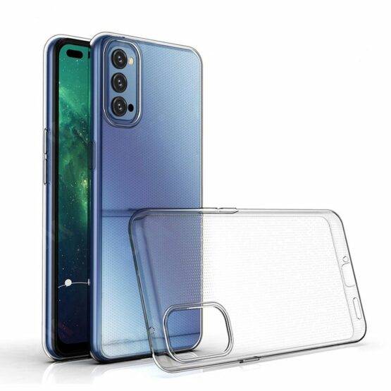 capa silicone transparente oppo reno 4