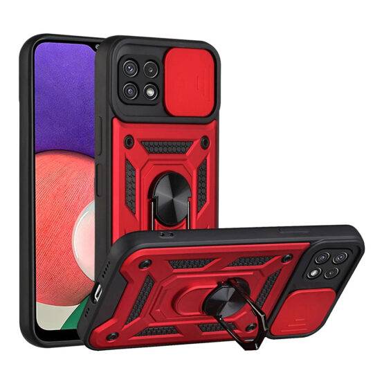 capa anti-choque anel magnetico samsung a22 5g