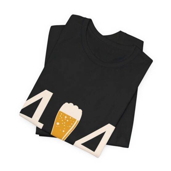 t-shirt 404 beer not found