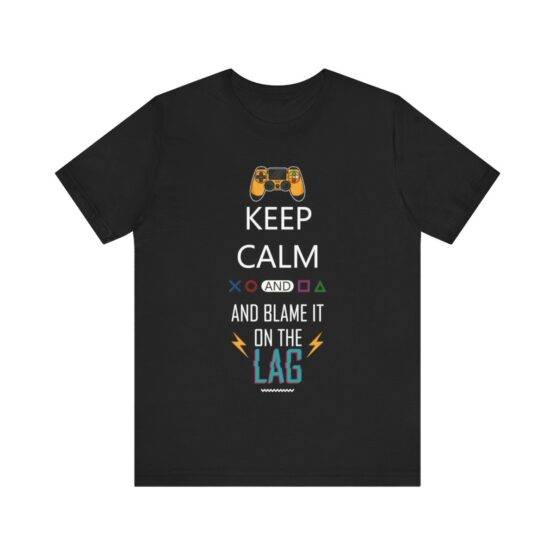 t-shirt unissexo gamer keep calm