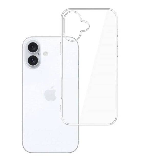 capa transparente silicone iPhone 16