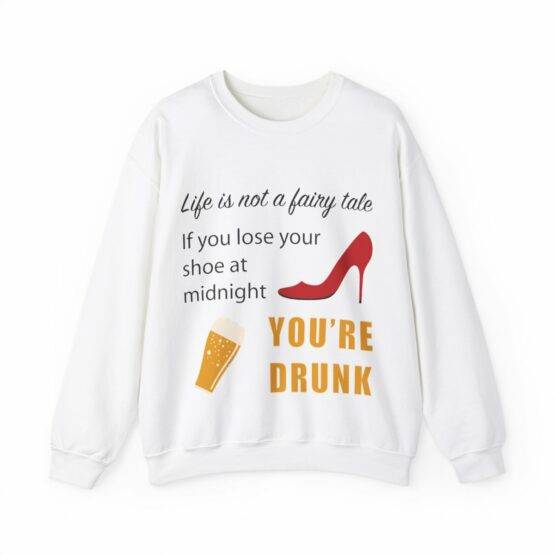Camisola Sweat unissexo Life is not a fairy tale