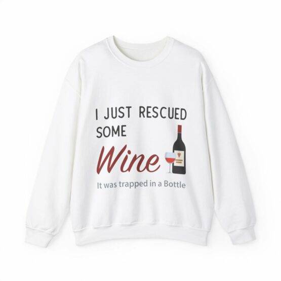 camisola sweat just recued some wine