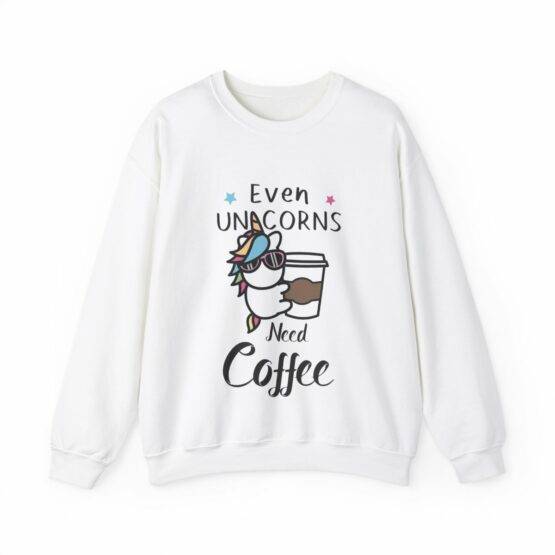camisola sweat unicornios coffee