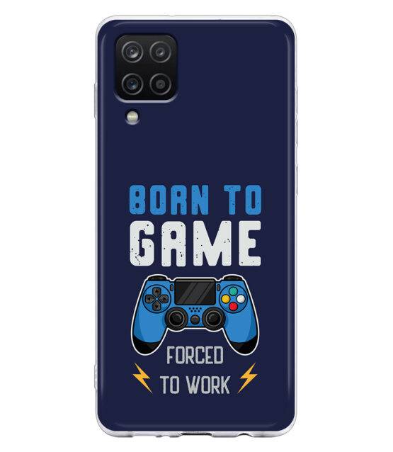 Capa silicone Samsung A12 Born to Game