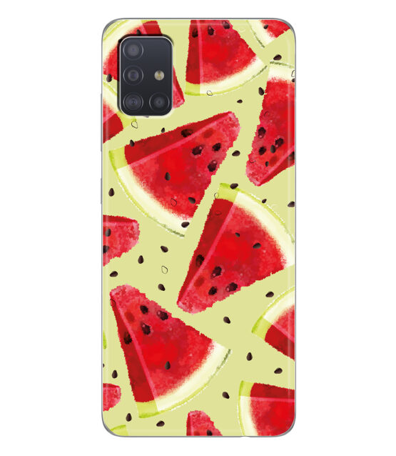 Capa silicone Samsung A51 5G Melancia