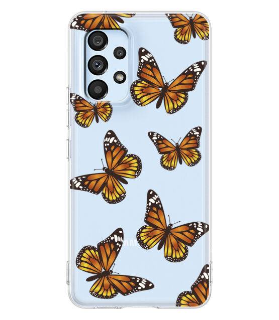 Capa transparente Samsung A52 / Samsung A52s com Borboletas
