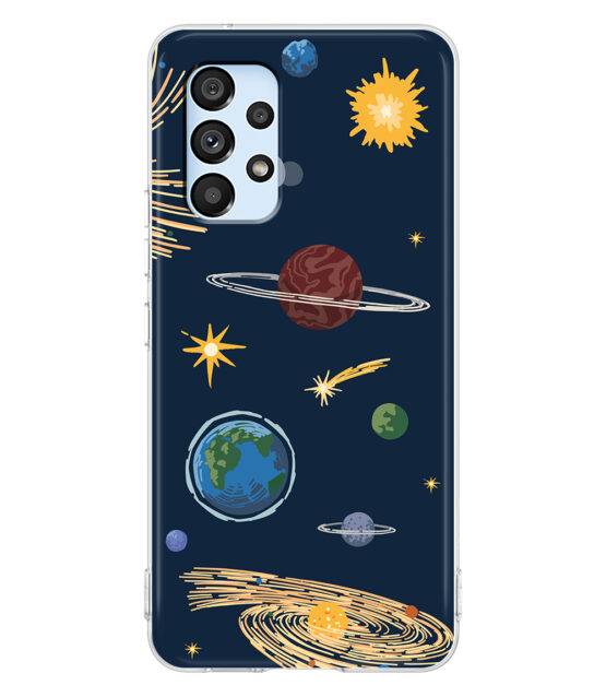 Capa silicone Samsung A53 5G Planetas e estrelas