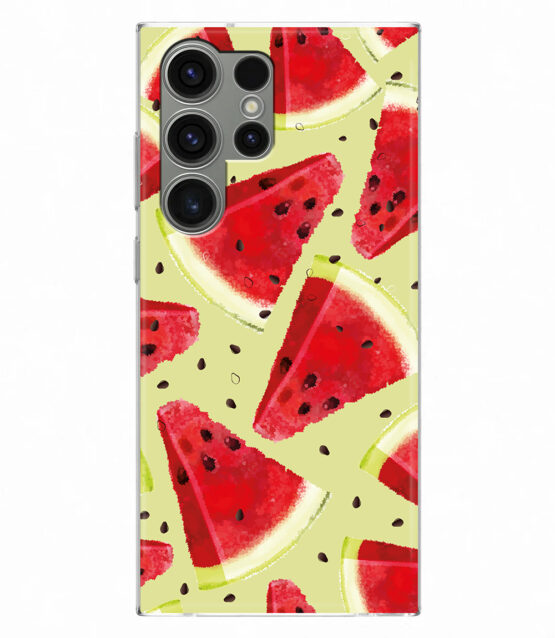 Capa silicone Samsung S24 Ultra Melancia