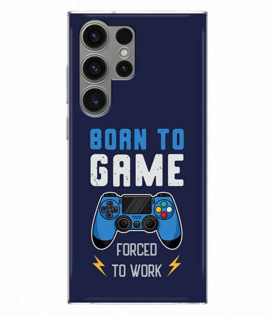 Capa silicone Samsung S24 Ultra Born to Game