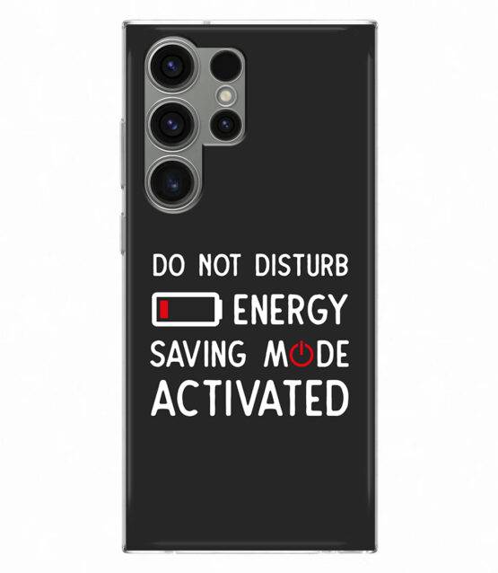 Capa Samsung S24 Ultra silicone preto Do Not Disturb