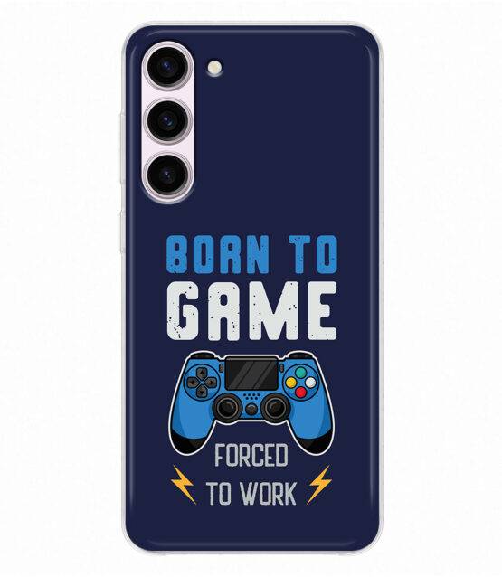 Capa silicone Samsung S23 Born to Game