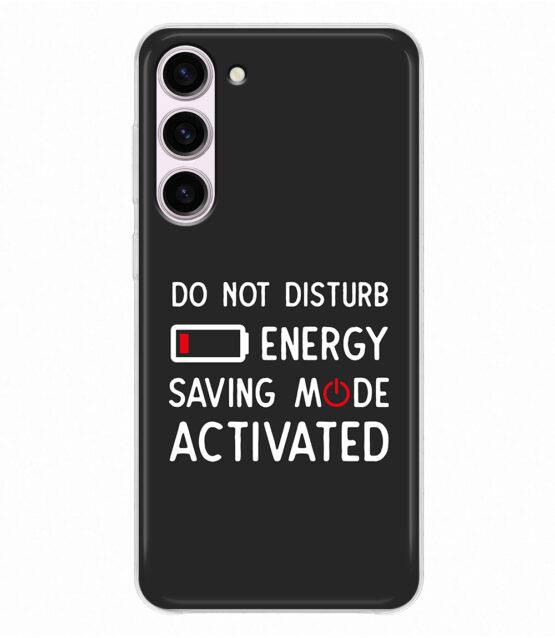Capa Samsung S23 silicone preto Do Not Disturb