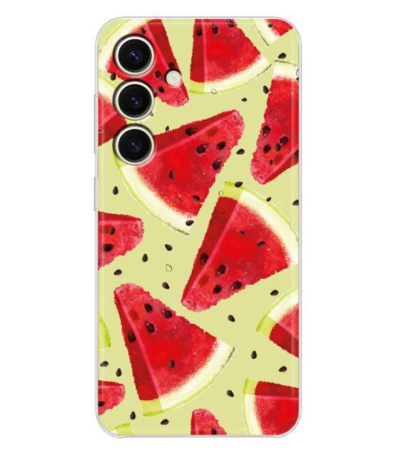 Capa silicone Samsung S24 Melancia