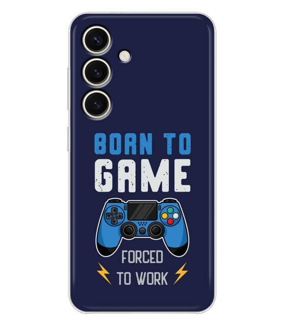 Capa silicone Samsung S24 Born to Game