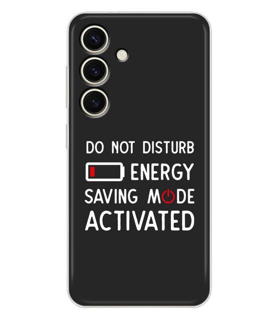 Capa Samsung S24 silicone preto Do Not Disturb