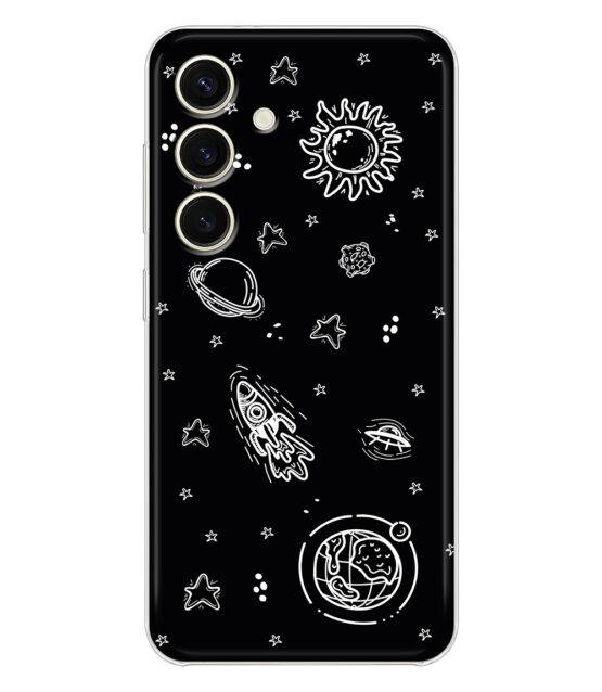 Capa silicone preto Samsung S24 Espacial