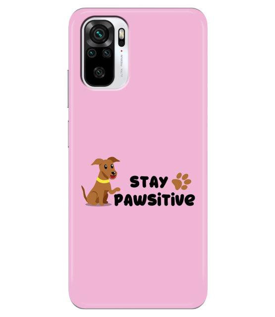 Capa Xiaomi Redmi Note 10 4G / 10S silicone rosa Stay Pawsitive