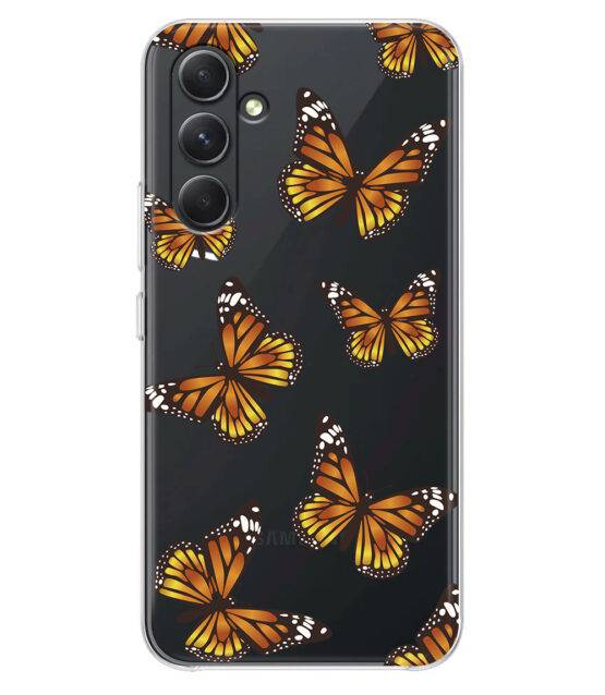 Capa transparente Samsung A53 5G com Borboletas