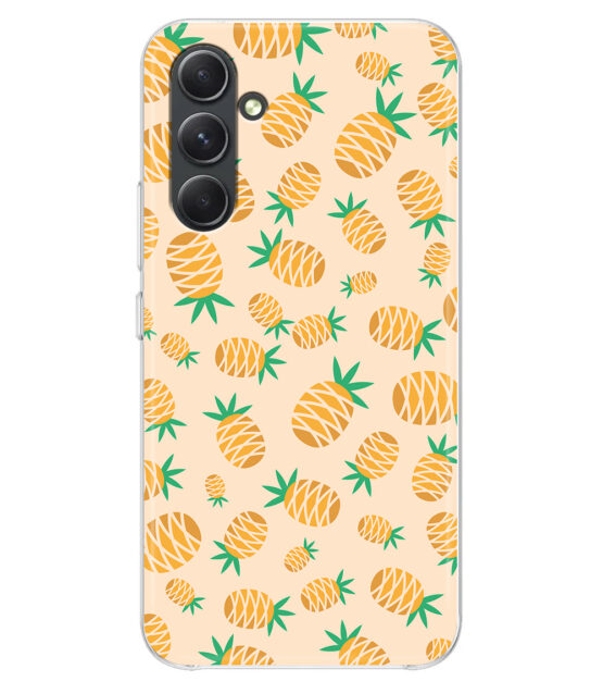 Capa silicone Samsung A54 5G Ananás