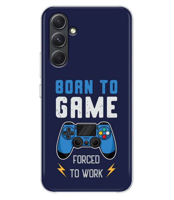 Capa silicone Samsung A54 5G Born to Game