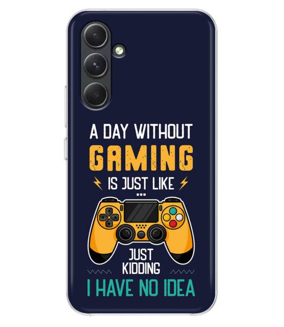 Capa silicone Samsung A54 5G A day without gaming is just like ...