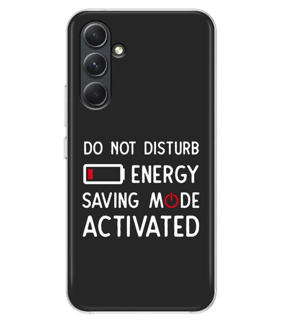 Capa Samsung A54 5G silicone preto Do Not Disturb