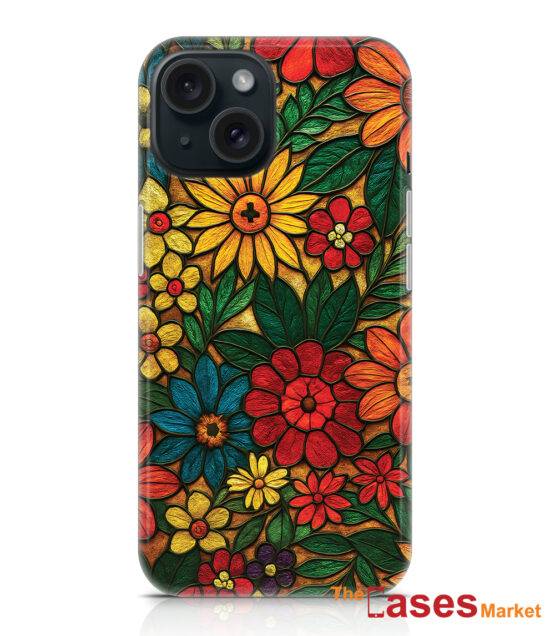 capa telemovel 3d flores 16