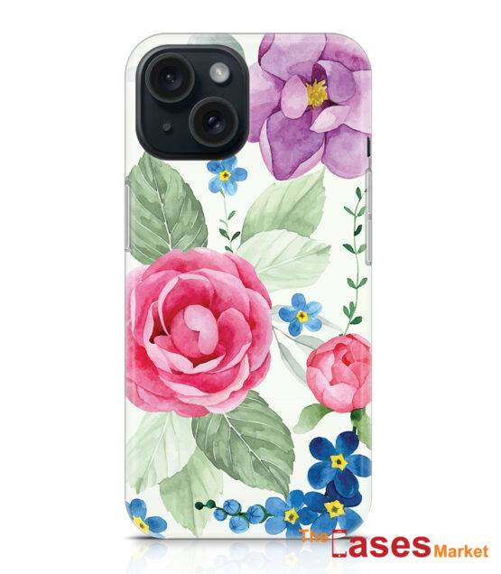 capa telemovel flores